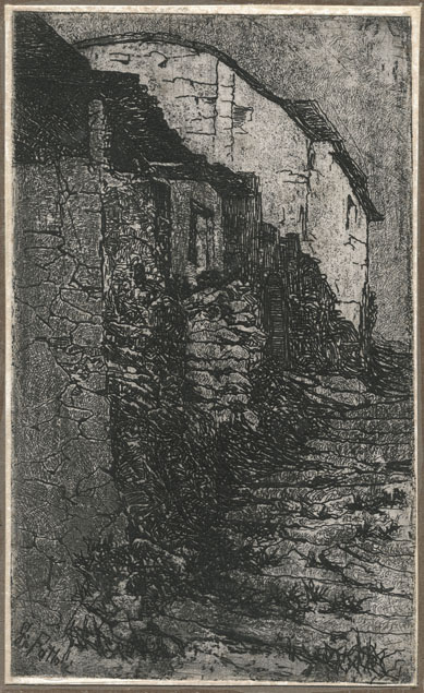 Giovanni Fattori, la casa a Bauco